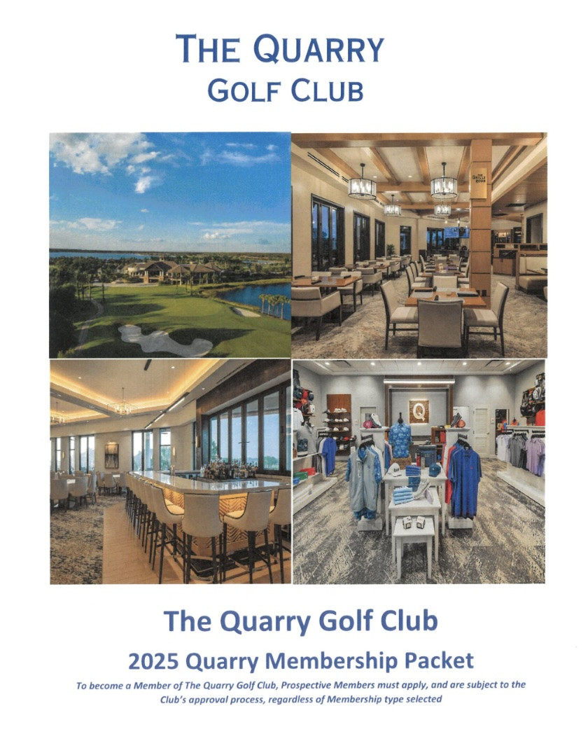 The Quarry Golf Club 2025 Membership Programs Link