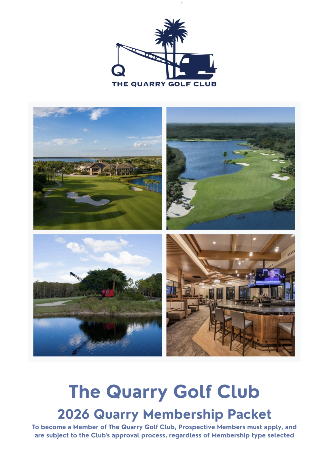 The Quarry Golf Club 2025 Membership Programs Link